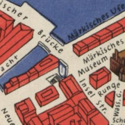 Abbildung des Märkischen Ufers auf der schematischen Karte der Berliner Innenstadt